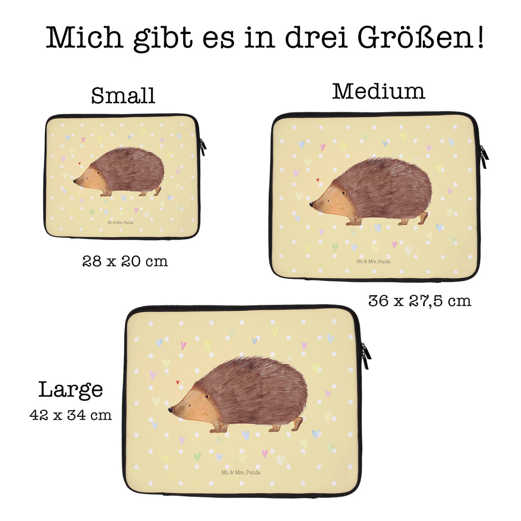 Notebook Tasche Igel Herzen Notebook Tasche, Laptop, Computertasche, Tasche, Notebook-Tasche, Notebook-Reisehülle, Notebook Schutz, Tiermotive, Gute Laune, lustige Sprüche, Tiere, Liebe, Herz, Herzen, Igel, Vertrauen, Kuss, Leben