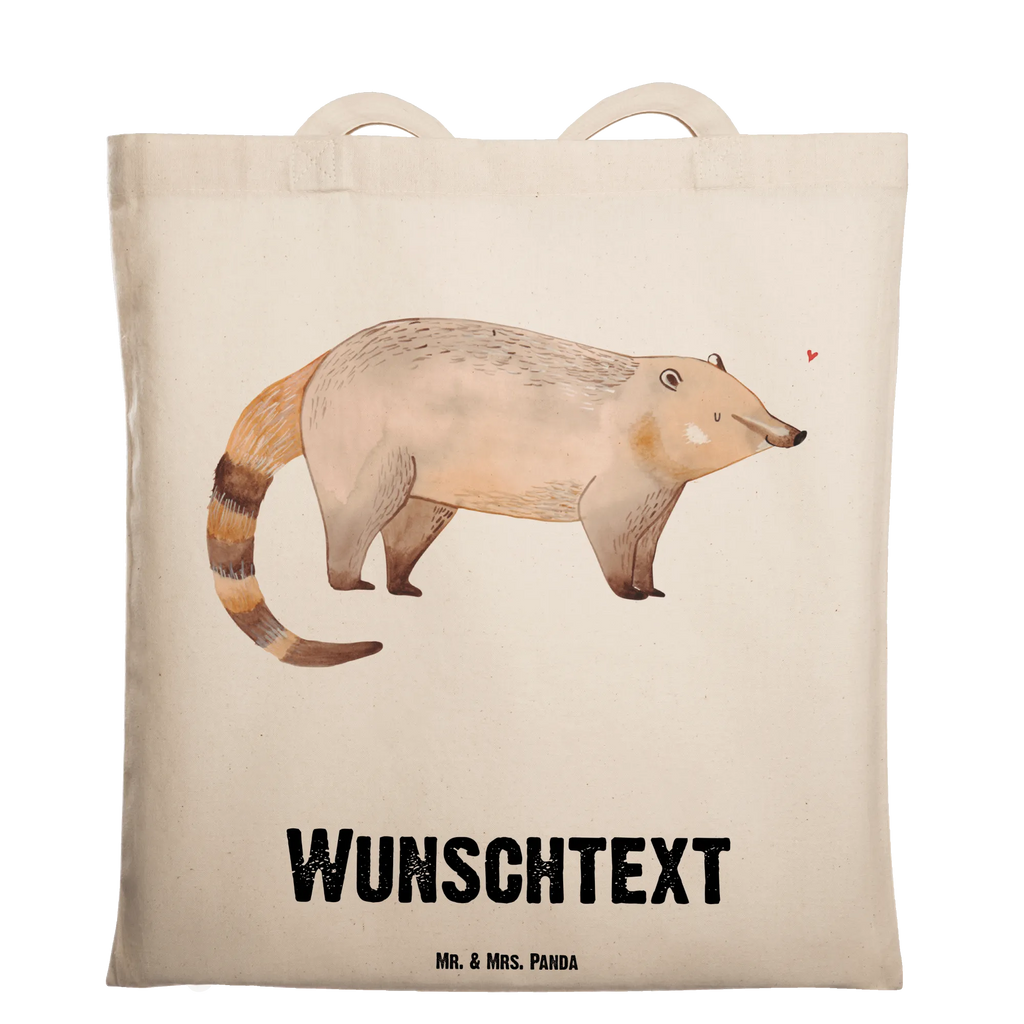 Personalisierte Tragetasche Nasenbär Personalisierte Beuteltasche, Personalisierter Beutel, Personalisierte Einkaufstasche, Personalisierter Jutebeutel, Personalisierter Stoffbeutel, Tragetasche mit Namen, Einkaufstasche mit Namen, Stoffbeutel mit Namen, Personalisierte Tasche, Personalisierte Jutetasche, Personalisierte Kindergartentasche, Tiermotive, Gute Laune, lustige Sprüche, Tiere, Nasenbär, Nasenbären, Rüsselbär, Bär