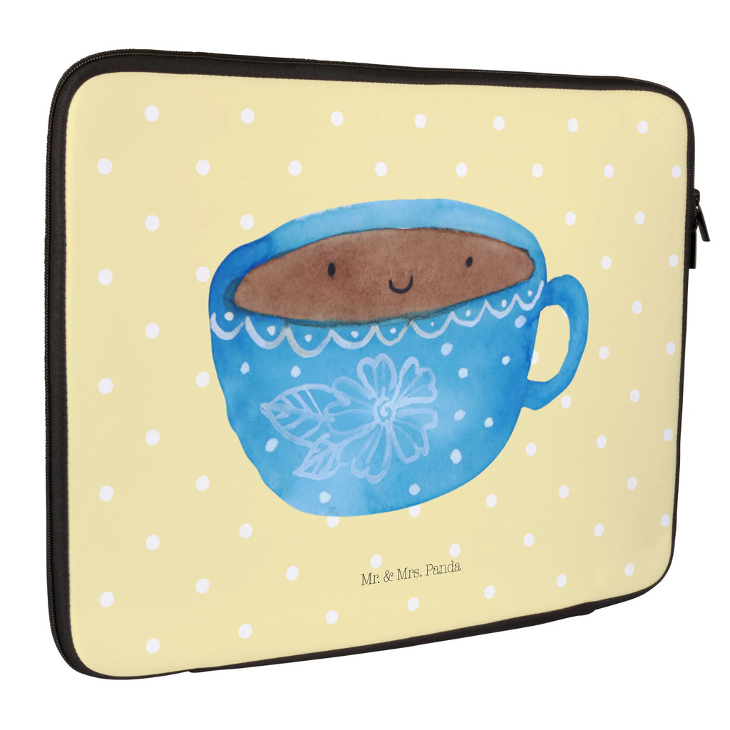 Notebook Tasche Kaffee Tasse Notebook Tasche, Laptop, Computertasche, Tasche, Notebook-Tasche, Notebook-Reisehülle, Notebook Schutz, Tiermotive, Gute Laune, lustige Sprüche, Tiere, Kaffee, Tasse, Liebe, Geschmack, Genuss, Glücklich