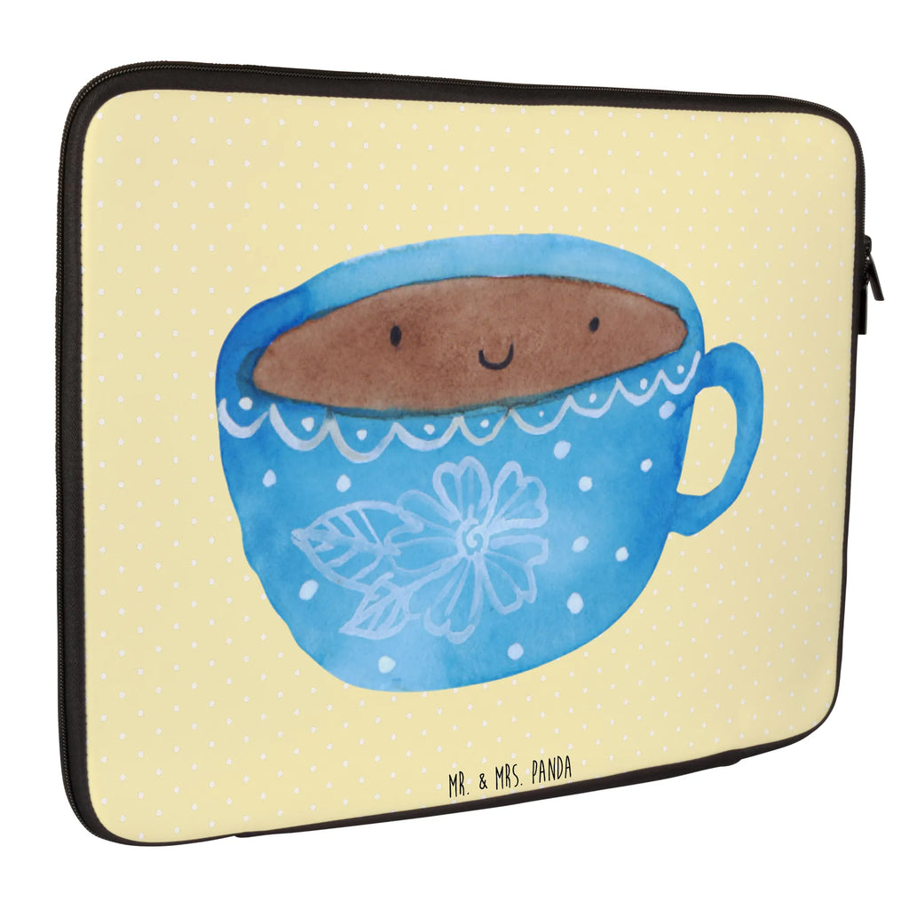 Notebook Tasche Kaffee Tasse Notebook Tasche, Laptop, Computertasche, Tasche, Notebook-Tasche, Notebook-Reisehülle, Notebook Schutz, Tiermotive, Gute Laune, lustige Sprüche, Tiere, Kaffee, Tasse, Liebe, Geschmack, Genuss, Glücklich