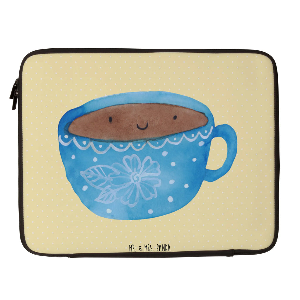 Notebook Tasche Kaffee Tasse Notebook Tasche, Laptop, Computertasche, Tasche, Notebook-Tasche, Notebook-Reisehülle, Notebook Schutz, Tiermotive, Gute Laune, lustige Sprüche, Tiere, Kaffee, Tasse, Liebe, Geschmack, Genuss, Glücklich