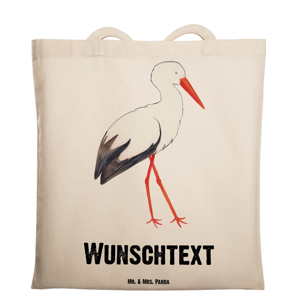 Personalisierte Tragetasche Storch Personalisierte Beuteltasche, Personalisierter Beutel, Personalisierte Einkaufstasche, Personalisierter Jutebeutel, Personalisierter Stoffbeutel, Tragetasche mit Namen, Einkaufstasche mit Namen, Stoffbeutel mit Namen, Personalisierte Tasche, Personalisierte Jutetasche, Personalisierte Kindergartentasche, Tiermotive, Gute Laune, lustige Sprüche, Tiere, Storch, Störche, Schwangerschaft, Geburt, Mutter, Mütter, Mutter werden, Schwanger, Babybauch, Baby