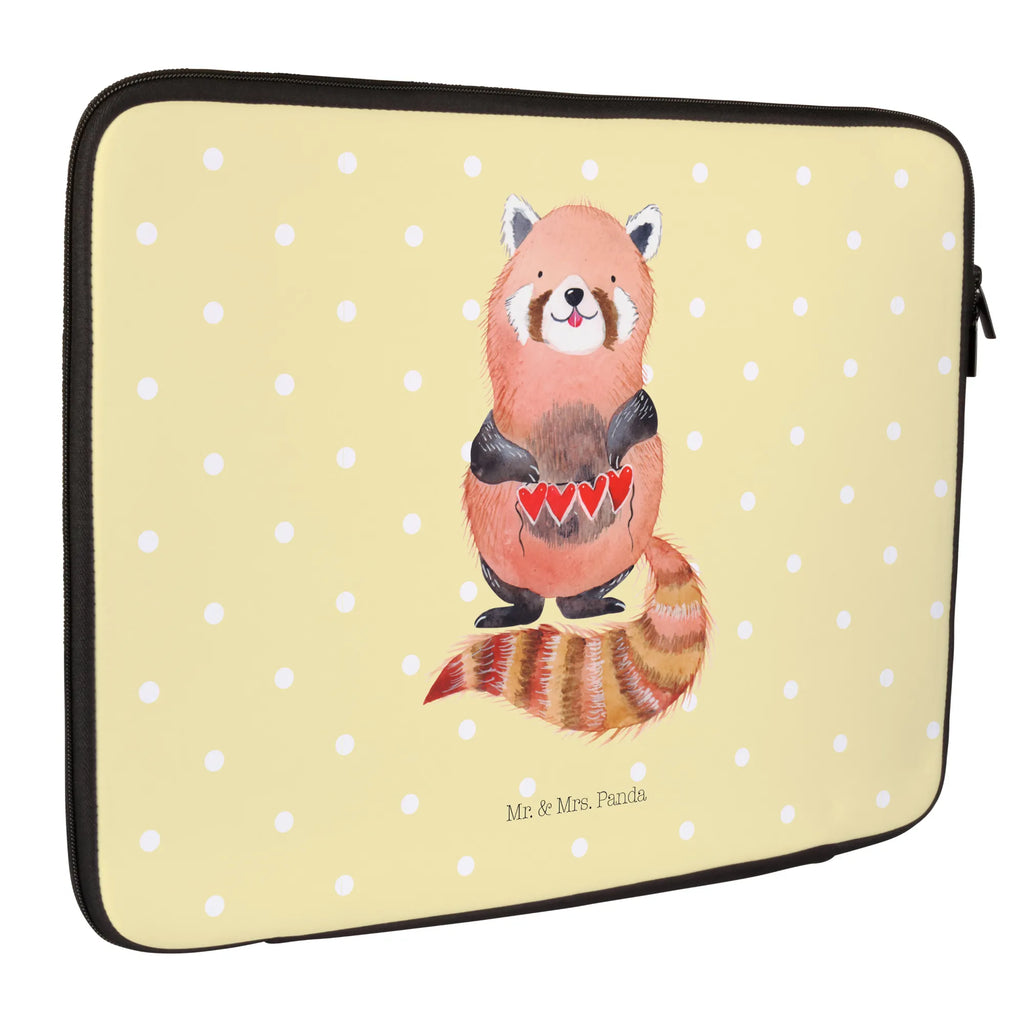 Notebook Tasche Roter Panda Notebook Tasche, Laptop, Computertasche, Tasche, Notebook-Tasche, Notebook-Reisehülle, Notebook Schutz, Tiermotive, Gute Laune, lustige Sprüche, Tiere, Panda, Liebe, Rot, Herz, Liebling, Lieblingsmensch