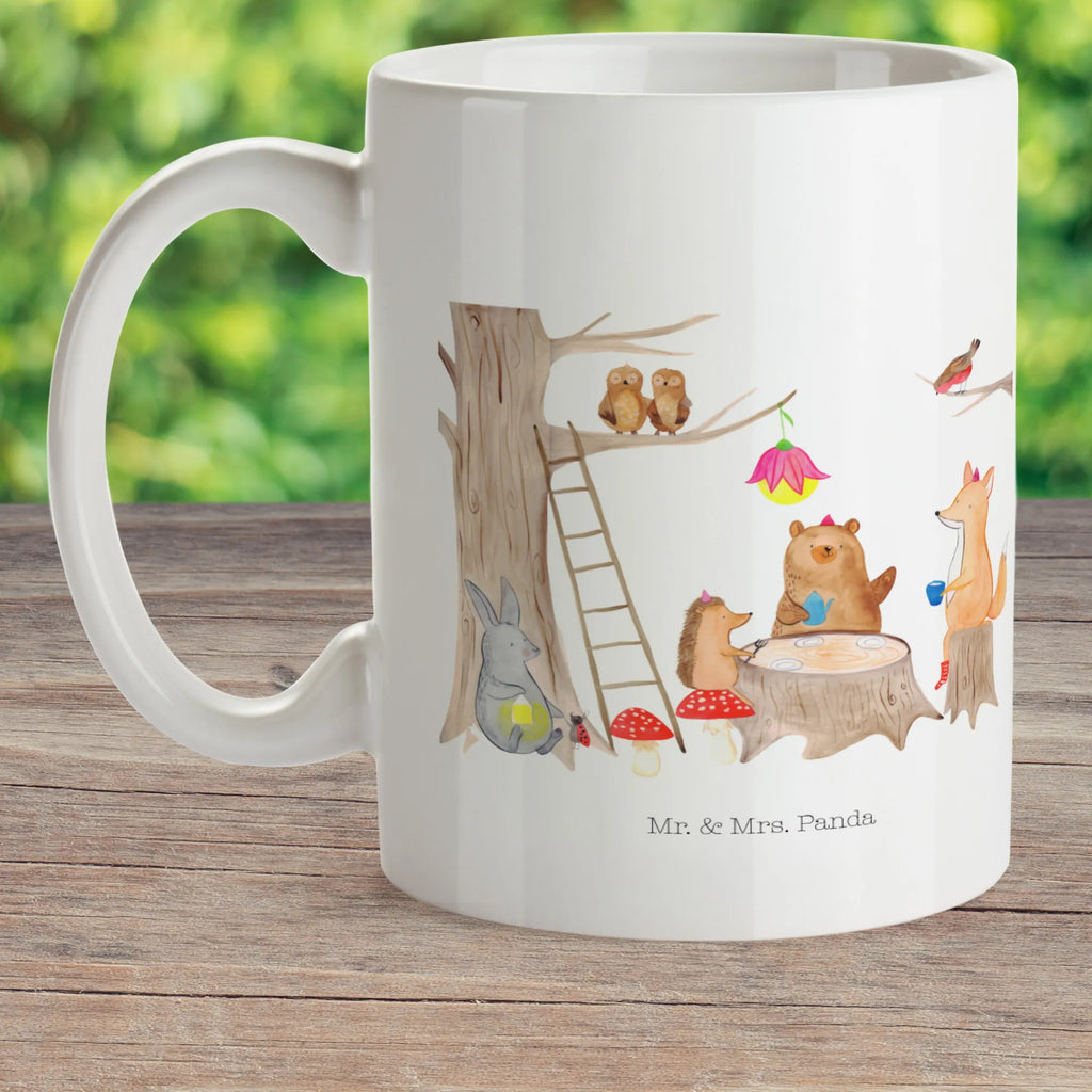 Kindertasse Waldtiere Picknick Kindertasse, Kinder Tasse, Kunststoff Tasse, Kindergarten Tasse, Trinkbecher, Camping Becher, Kaffeetasse, Kunststoffbecher, Kindergartenbecher, Outdoorgeschirr, Kunststoffgeschirr, Reisebecher, Reisetasse, Kinderbecher, Bruchfeste Tasse, Bruchsichere Tasse, Plastik Tasse, Plastiktasse, Tiermotive, Gute Laune, lustige Sprüche, Tiere, Waldtiere, Picknick, Wald, Fuchs, Hase, Igel, Maus, Eichhörnchen