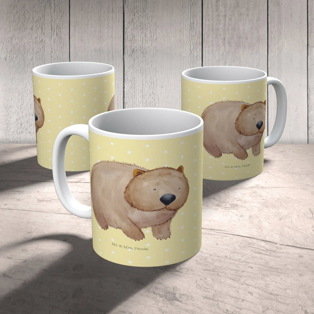 Kindertasse Wombat Kindertasse, Kinder Tasse, Kunststoff Tasse, Kindergarten Tasse, Trinkbecher, Camping Becher, Kaffeetasse, Kunststoffbecher, Kindergartenbecher, Outdoorgeschirr, Kunststoffgeschirr, Reisebecher, Reisetasse, Kinderbecher, Bruchfeste Tasse, Bruchsichere Tasse, Plastik Tasse, Plastiktasse, Tiermotive, Gute Laune, lustige Sprüche, Tiere, Wombat, Das Leben ist schön, Motivation, Spruch, Australien