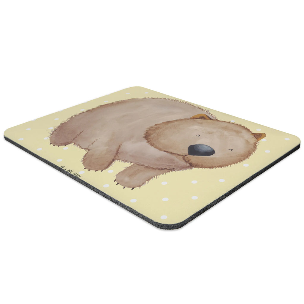 Mauspad Wombat Mousepad, Computer zubehör, Büroausstattung, PC Zubehör, Arbeitszimmer, Mauspad, Einzigartiges Mauspad, Designer Mauspad, Mausunterlage, Mauspad Büro, Tiermotive, Gute Laune, lustige Sprüche, Tiere, Wombat, Das Leben ist schön, Motivation, Spruch, Australien