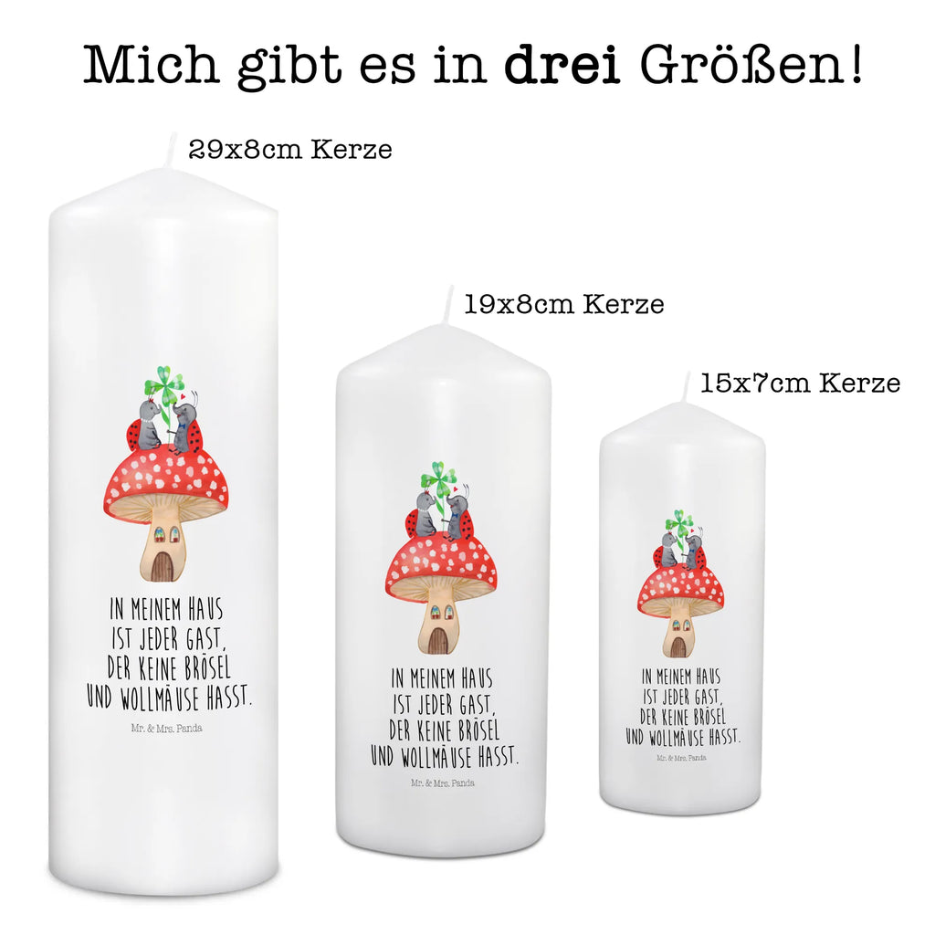 Kerze Marienkäfer Paar Fliegenpilz Kerze, Taufkerze, Kommunionskerze, Geburtstagskerze, Geschenk Kerze, Taufgeschenk Kerze, Kerze mit Druck, Besondere Kerze, Geschenkidee Kerze, Kerze für Kommunion, Geburtstag Kerze, Kommunion Kerze, Tiermotive, Gute Laune, lustige Sprüche, Tiere, Haus, Wohnung, zuhause, Fliegenpilz, Marienkäfer, Fleigenpilzhaus