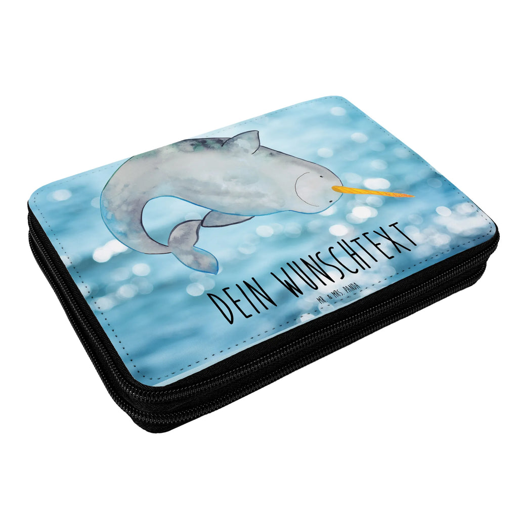 Personalised leather folder Narwhal Personalisierte Federmappe, Personalisierte Stiftetasche, PersonalisierteS Stifte Etui, Schule, Einschulung, Geschenk, Kind, Schüler, Schülerin, Personalisierte Stifterolle, PersonalisierteS Federmäppchen, Motiv, Grundschule, Federmäppchen bedruckt, Büro Stifte Etui, Bestückte Federmappe, Kinder Federmappe, Federmappe Einschulung, Federmappe mit Namen, Stiftemappe mit Namen, Stifterolle mit Namen, Federmäppchen mit Namen, Meerestiere, Meer, Urlaub, Narwal, Wal, Putzen, Hausfrau, Junggesellin, aufräumen, Kinderzimmer