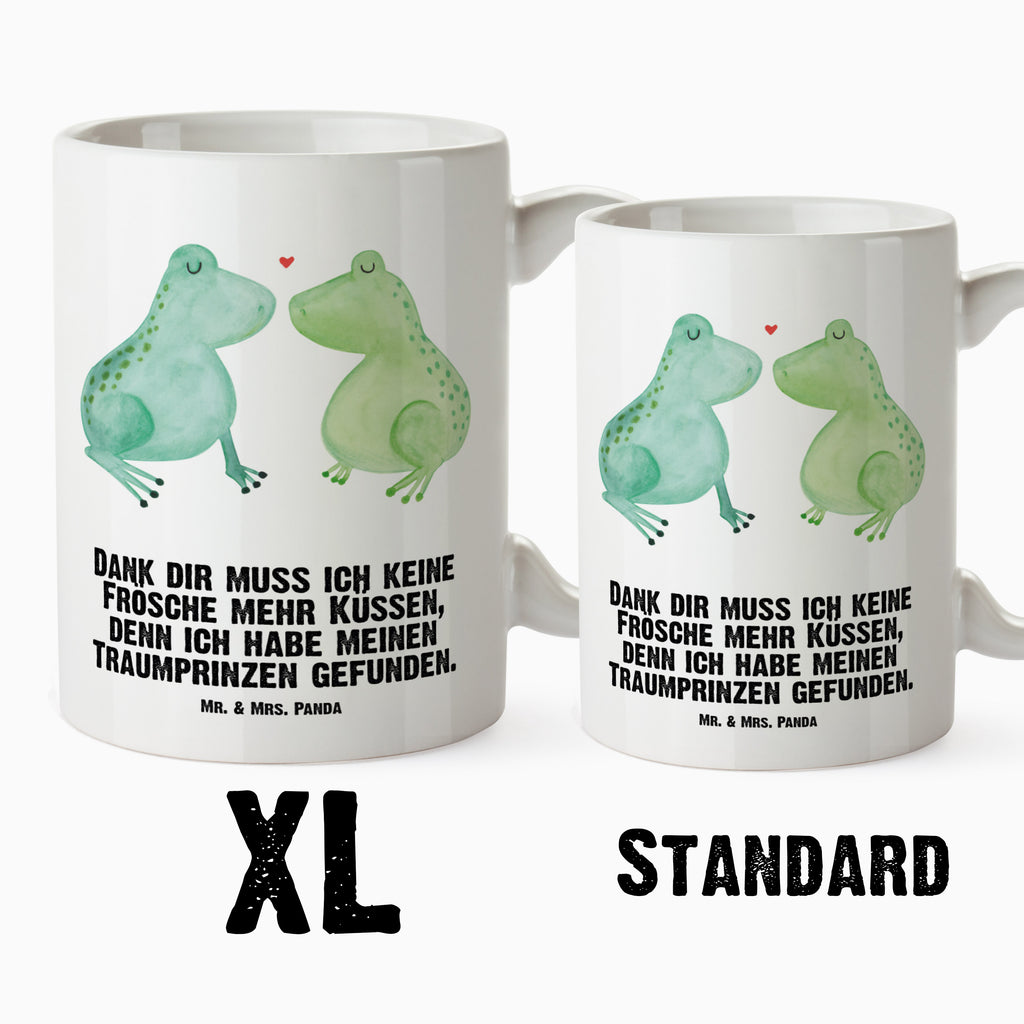 XL Tasse Frosch Liebe XL Tasse, Große Tasse, Grosse Kaffeetasse, XL Becher, XL Teetasse, spülmaschinenfest, Jumbo Tasse, Groß, Liebe, Partner, Freund, Freundin, Ehemann, Ehefrau, Heiraten, Verlobung, Heiratsantrag, Liebesgeschenk, Jahrestag, Hocheitstag, Verliebt, Verlobt, Verheiratet, Geschenk Freundin, Geschenk Freund, Liebesbeweis, Hochzeitstag, Geschenk Hochzeit, Frosch, Frösche, Froschkönig, Fröschchen