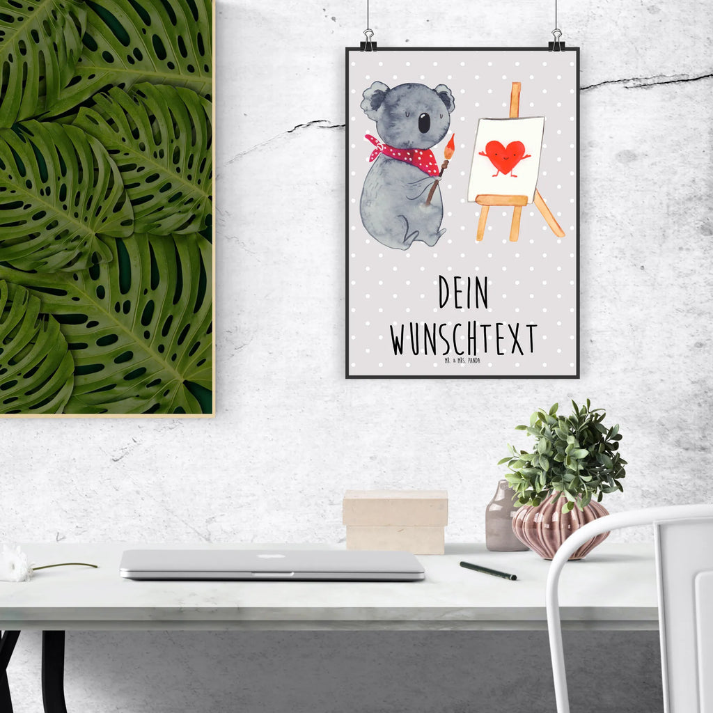 Personalisiertes Poster Koala Künstler Personalisiertes Poster, Personalisiertes Wandposter, Personalisiertes Bild, Personalisierte Wanddeko, Personalisiertes Küchenposter, Personalisiertes Kinderposter, Personalisierte Wanddeko Bild, Personalisierte Raumdekoration, Personalisierte Wanddekoration, Personalisiertes Handgemaltes Poster, Personalisiertes Designposter, Personalisierter Kunstdruck, Personalisierter Posterdruck, Poster mit Namen, Wandposter mit Namen, Bild mit Namen, Wanddeko mit Namen, Küchenposter mit Namen, Kinderposter mit Namen, Wanddeko Bild mit Namen, Raumdekoration mit Namen, Wanddekoration mit Namen, Kunstdruck mit Namen, Posterdruck mit Namen, Wunschtext Poster, Poster selbst gestalten., Koala, Koalabär, Liebe, Liebensbeweis, Liebesgeschenk, Gefühle, Künstler, zeichnen