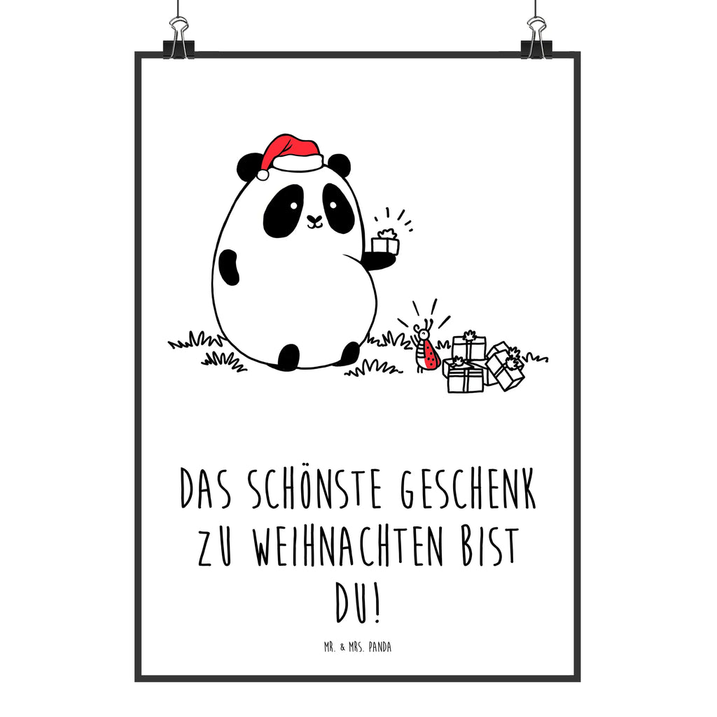 Poster Panda Weihnachtsgeschenk Poster, Wandposter, Bild, Wanddeko, Küchenposter, Kinderposter, Wanddeko Bild, Raumdekoration, Wanddekoration, Handgemaltes Poster, Mr. & Mrs. Panda Poster, Designposter, Kunstdruck, Posterdruck