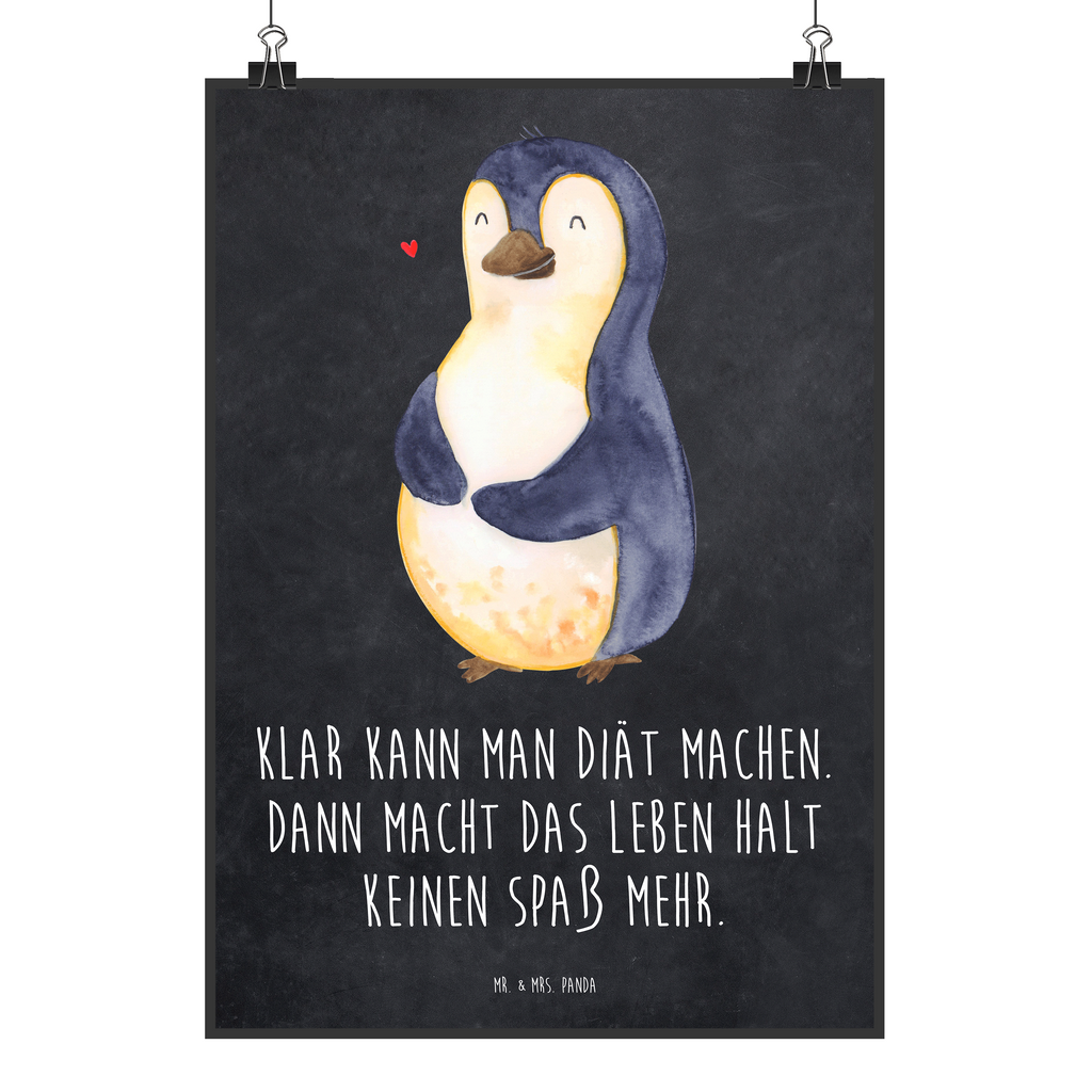 Poster Pinguin Diät Poster, Wandposter, Bild, Wanddeko, Küchenposter, Kinderposter, Wanddeko Bild, Raumdekoration, Wanddekoration, Handgemaltes Poster, Mr. & Mrs. Panda Poster, Designposter, Kunstdruck, Posterdruck, Pinguin, Pinguine, Diät, Abnehmen, Abspecken, Gewicht, Motivation, Selbstliebe, Körperliebe, Selbstrespekt