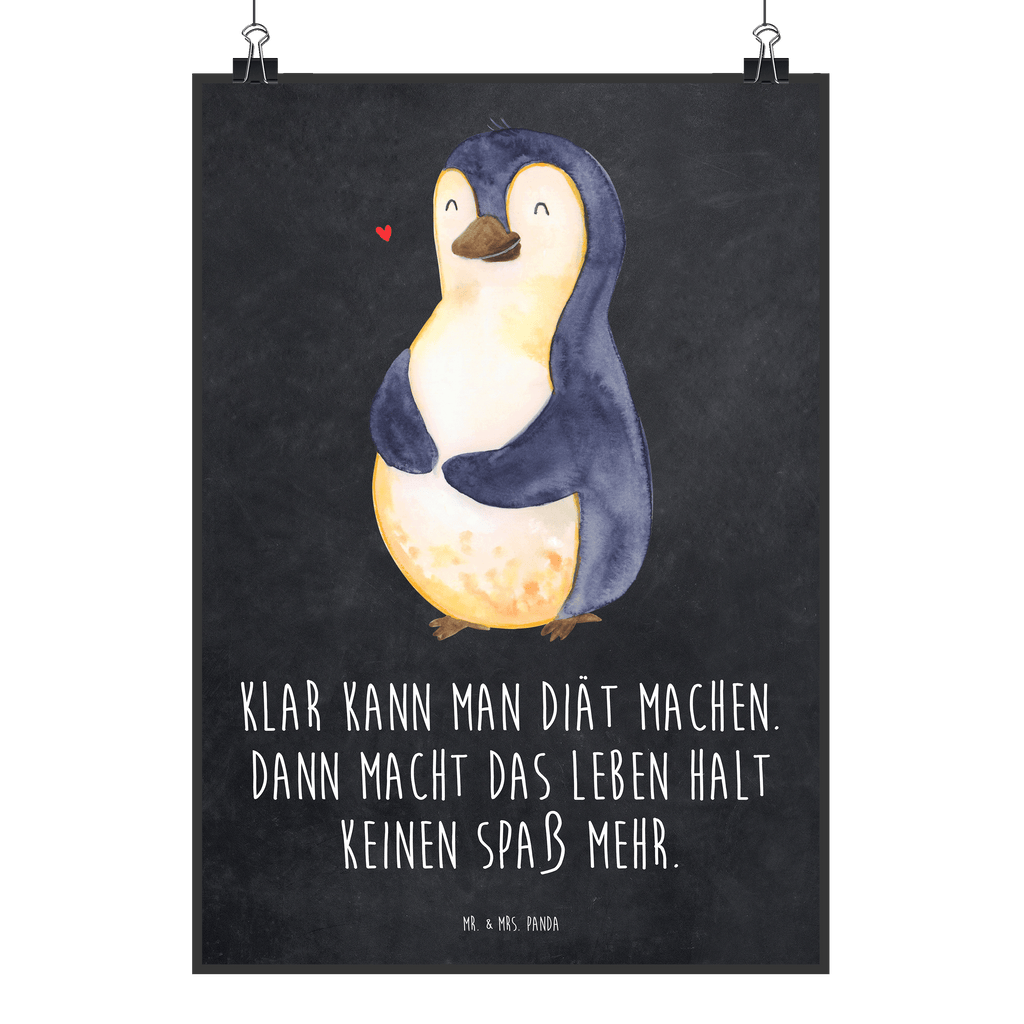 Poster Pinguin Diät Poster, Wandposter, Bild, Wanddeko, Küchenposter, Kinderposter, Wanddeko Bild, Raumdekoration, Wanddekoration, Handgemaltes Poster, Mr. & Mrs. Panda Poster, Designposter, Kunstdruck, Posterdruck, Pinguin, Pinguine, Diät, Abnehmen, Abspecken, Gewicht, Motivation, Selbstliebe, Körperliebe, Selbstrespekt