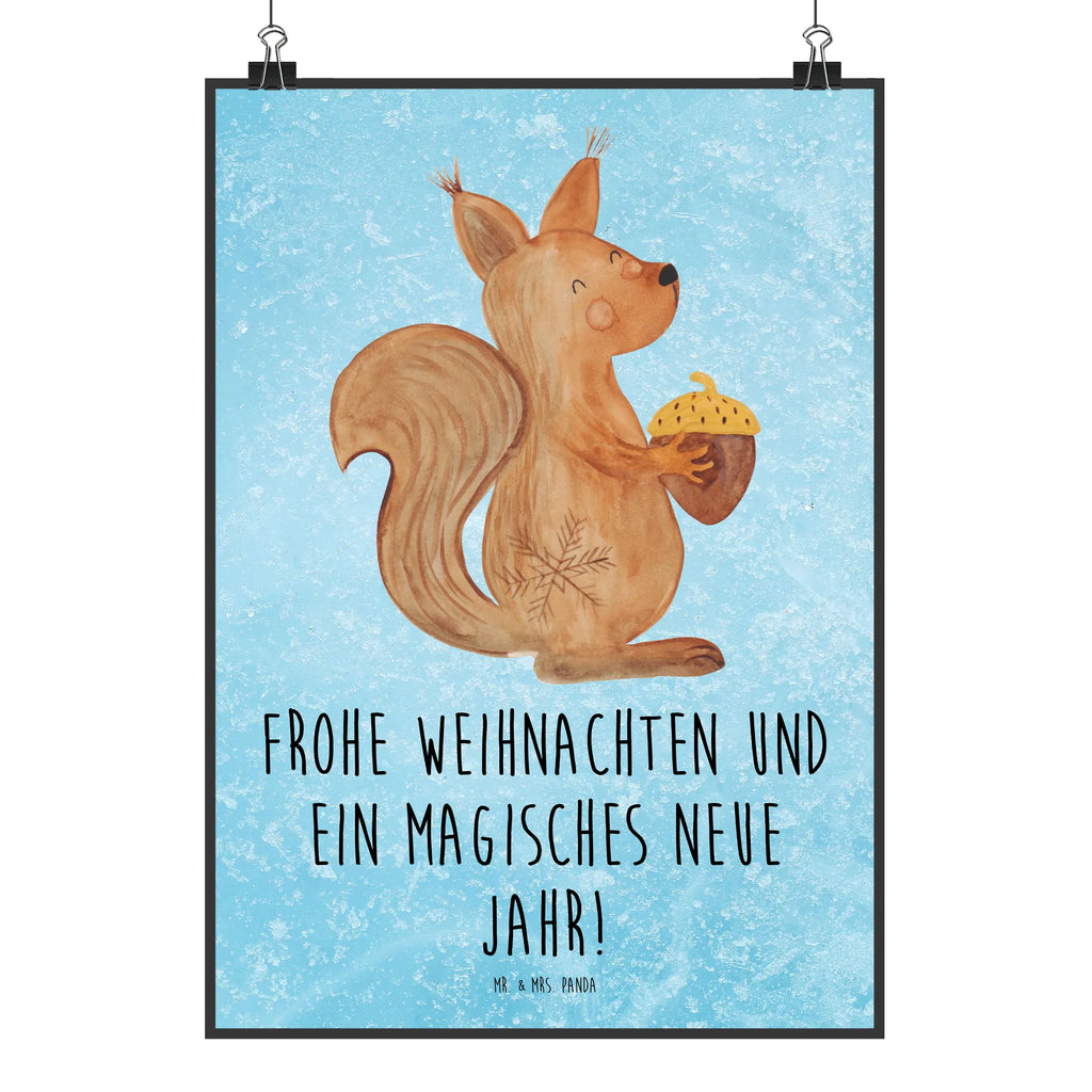 Poster Eichhörnchen Weihnachten Poster, Wandposter, Bild, Wanddeko, Küchenposter, Kinderposter, Wanddeko Bild, Raumdekoration, Wanddekoration, Handgemaltes Poster, Mr. & Mrs. Panda Poster, Designposter, Kunstdruck, Posterdruck, Winter, Weihnachten, Weihnachtsdeko, Nikolaus, Advent, Heiligabend, Wintermotiv, Frohe Weihnachten, Frohes neues Jahr, Guten Rutsch, Weihnachtsmotiv, Weihnachtsgruß, Neujahr, Vogel