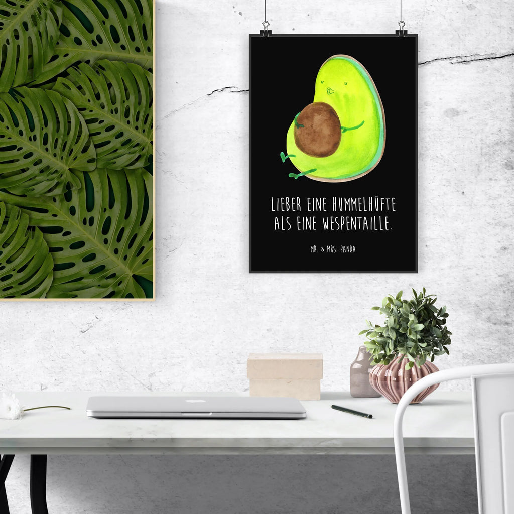 Poster Avocado Pfeifen Poster, Wandposter, Bild, Wanddeko, Küchenposter, Kinderposter, Wanddeko Bild, Raumdekoration, Wanddekoration, Handgemaltes Poster, Mr. & Mrs. Panda Poster, Designposter, Kunstdruck, Posterdruck, Avocado, Veggie, Vegan, Gesund, Diät, Abnehmen, Ernährung, dick sein