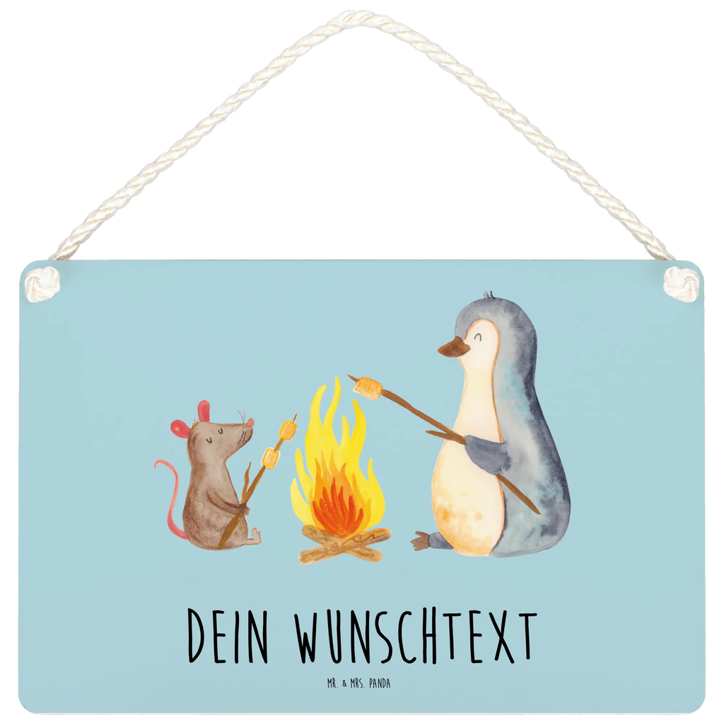 Personalisiertes Deko Schild Pinguin Lagerfeuer Dekoschild, Deko Schild, Schild, Tür Schild, Türschild, Holzschild, Wandschild, Wanddeko, Pinguin, Maus, Pinguine, Lagerfeuer, Leben, Arbeit, Job, Motivation, Büro, Büroalltag, Lebensspruch, Lebensmotivation, Neustart, Liebe, grillen, Feuer, Marshmallows