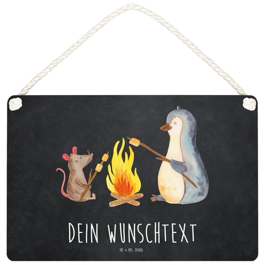 Personalisiertes Deko Schild Pinguin Lagerfeuer Dekoschild, Deko Schild, Schild, Tür Schild, Türschild, Holzschild, Wandschild, Wanddeko, Pinguin, Maus, Pinguine, Lagerfeuer, Leben, Arbeit, Job, Motivation, Büro, Büroalltag, Lebensspruch, Lebensmotivation, Neustart, Liebe, grillen, Feuer, Marshmallows