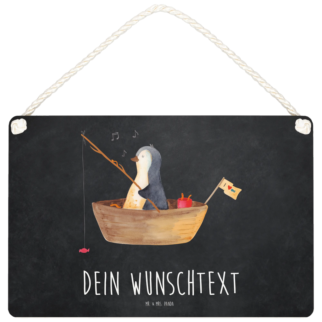 Personalisiertes Deko Schild Pinguin Angelboot Dekoschild, Deko Schild, Schild, Tür Schild, Türschild, Holzschild, Wandschild, Wanddeko, Pinguin, Pinguine, Angeln, Boot, Angelboot, Lebenslust, Leben, genießen, Motivation, Neustart, Neuanfang, Trennung, Scheidung, Geschenkidee Liebeskummer