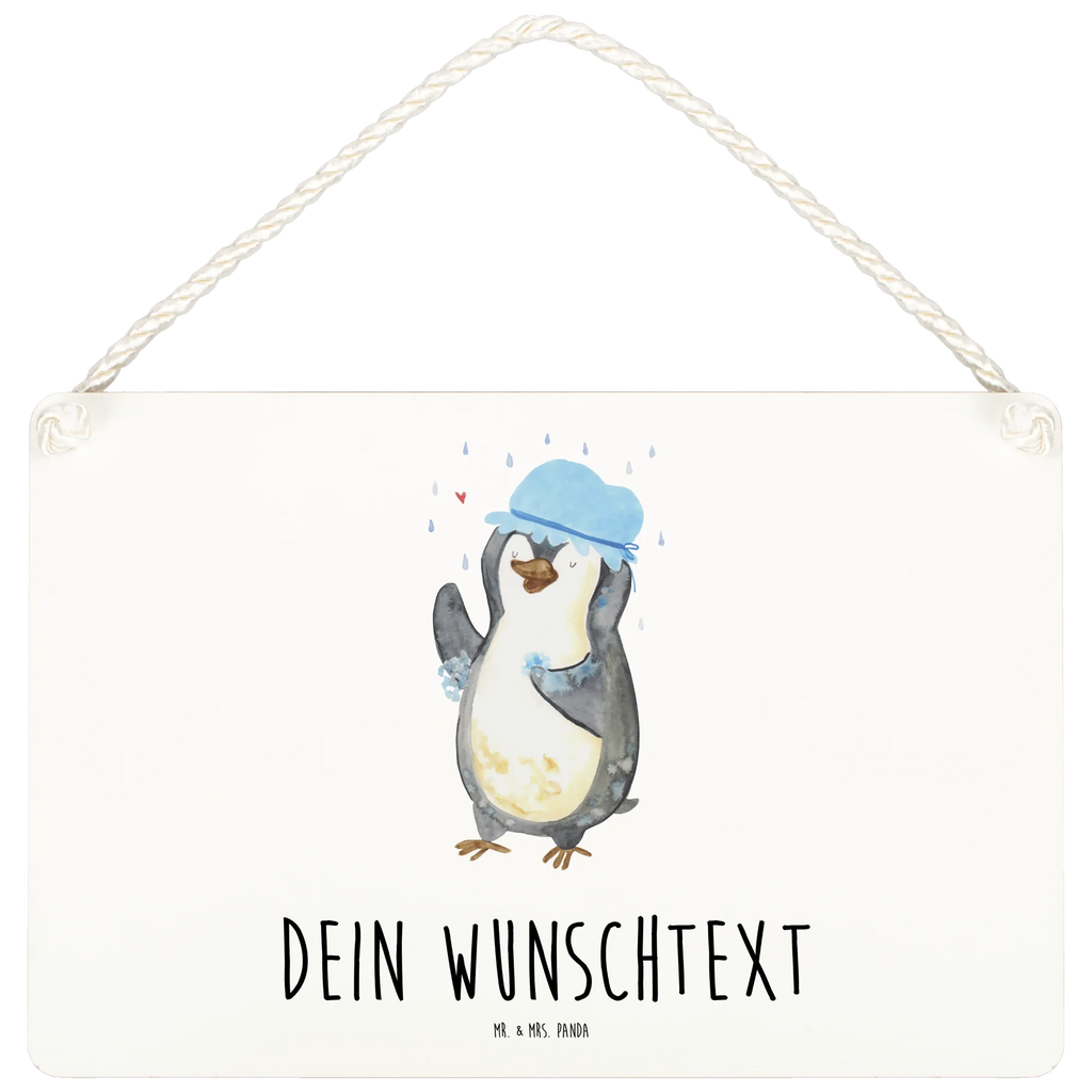 Personalisiertes Deko Schild Pinguin duscht Dekoschild, Deko Schild, Schild, Tür Schild, Türschild, Holzschild, Wandschild, Wanddeko, Pinguin, Pinguine, Dusche, duschen, Lebensmotto, Motivation, Neustart, Neuanfang, glücklich sein