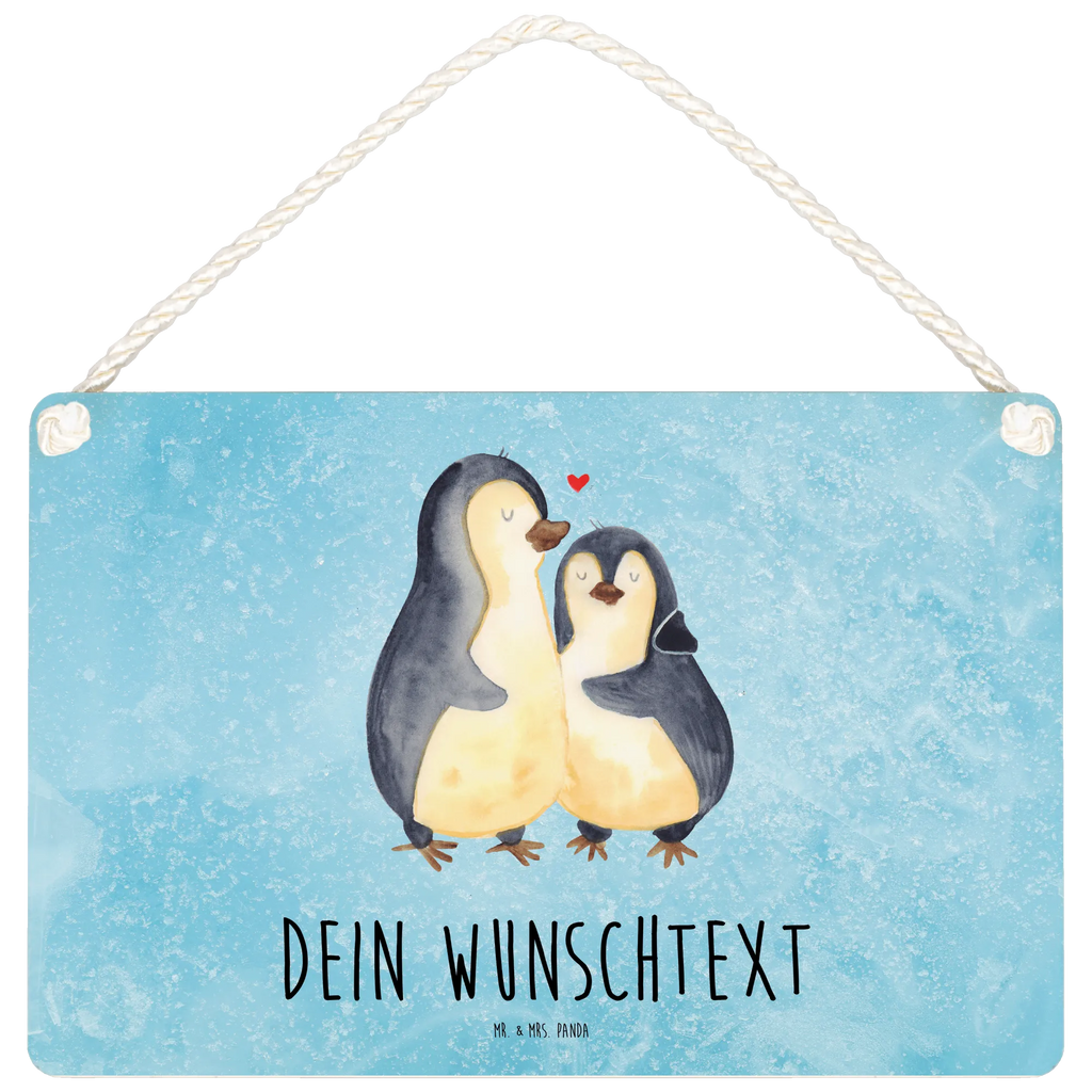 Personalisiertes Deko Schild Pinguin umarmend Dekoschild, Deko Schild, Schild, Tür Schild, Türschild, Holzschild, Wandschild, Wanddeko, Pinguin, Liebe, Liebespaar, Liebesbeweis, Liebesgeschenk, Verlobung, Jahrestag, Hochzeitstag, Hochzeit, Hochzeitsgeschenk