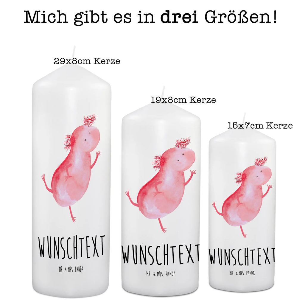 Personalisierte Kerze Axolotl tanzt Kerze, Taufkerze, Kommunionskerze, Geburtstagskerze, Geschenk Kerze, Taufgeschenk Kerze, Kerze mit Druck, Besondere Kerze, Geschenkidee Kerze, Kerze für Kommunion, kerze personalisiert, personalisierte kerze, personalisierte kerzen, Axolotl, Molch, Axolot, Schwanzlurch, Lurch, Lurche, Dachschaden, Sterne, verrückt, Freundin, beste Freundin