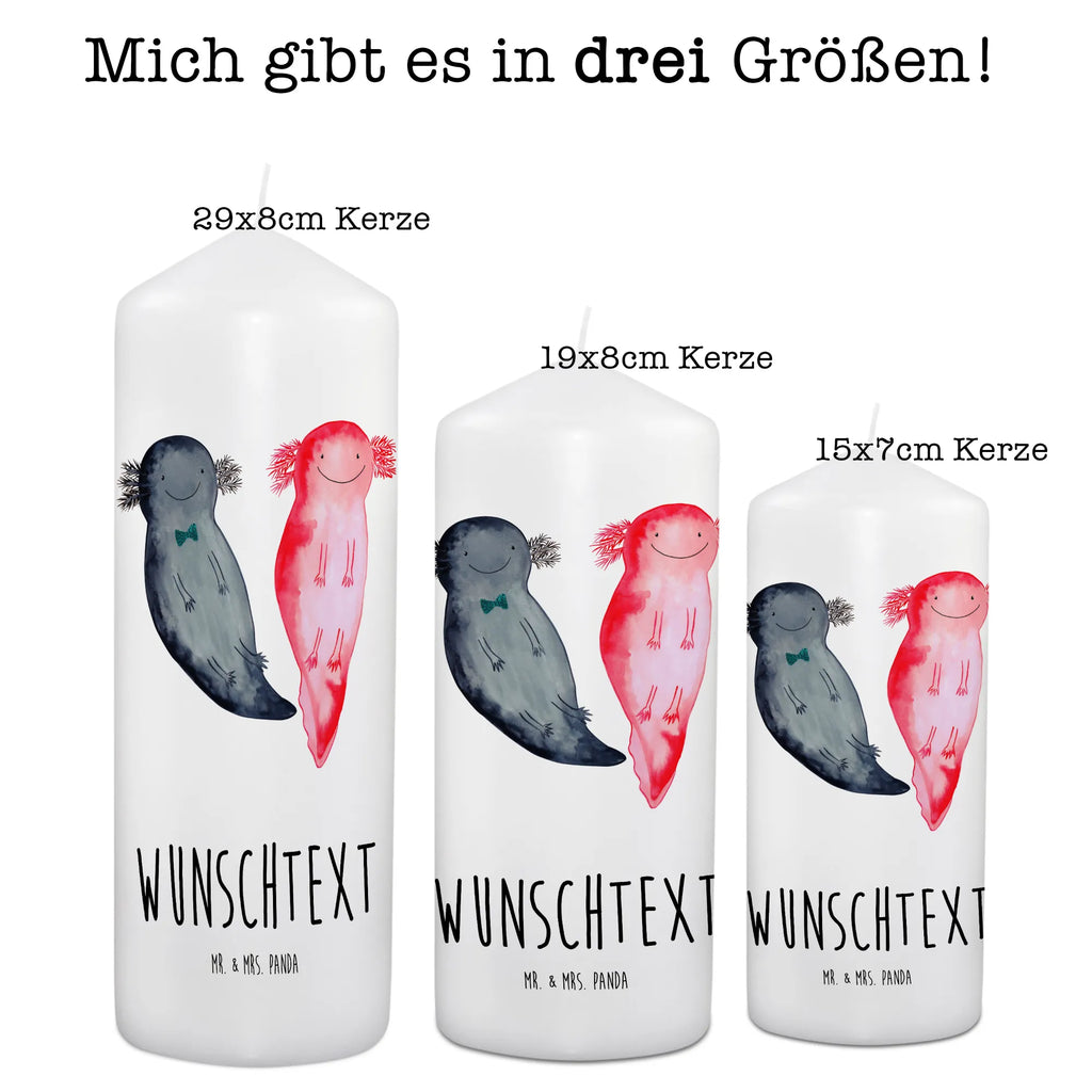 Personalisierte Kerze Axolotl Axel+Lotte Kerze, Taufkerze, Kommunionskerze, Geburtstagskerze, Geschenk Kerze, Taufgeschenk Kerze, Kerze mit Druck, Besondere Kerze, Geschenkidee Kerze, Kerze für Kommunion, kerze personalisiert, personalisierte kerze, personalisierte kerzen, Axolotl, Molch, Axolot, Schwanzlurch, Lurch, Lurche, Liebe, große Liebe, Liebesbeweis, Freund, Verlobter, Ehemann, Jahrestag, Valentinstag