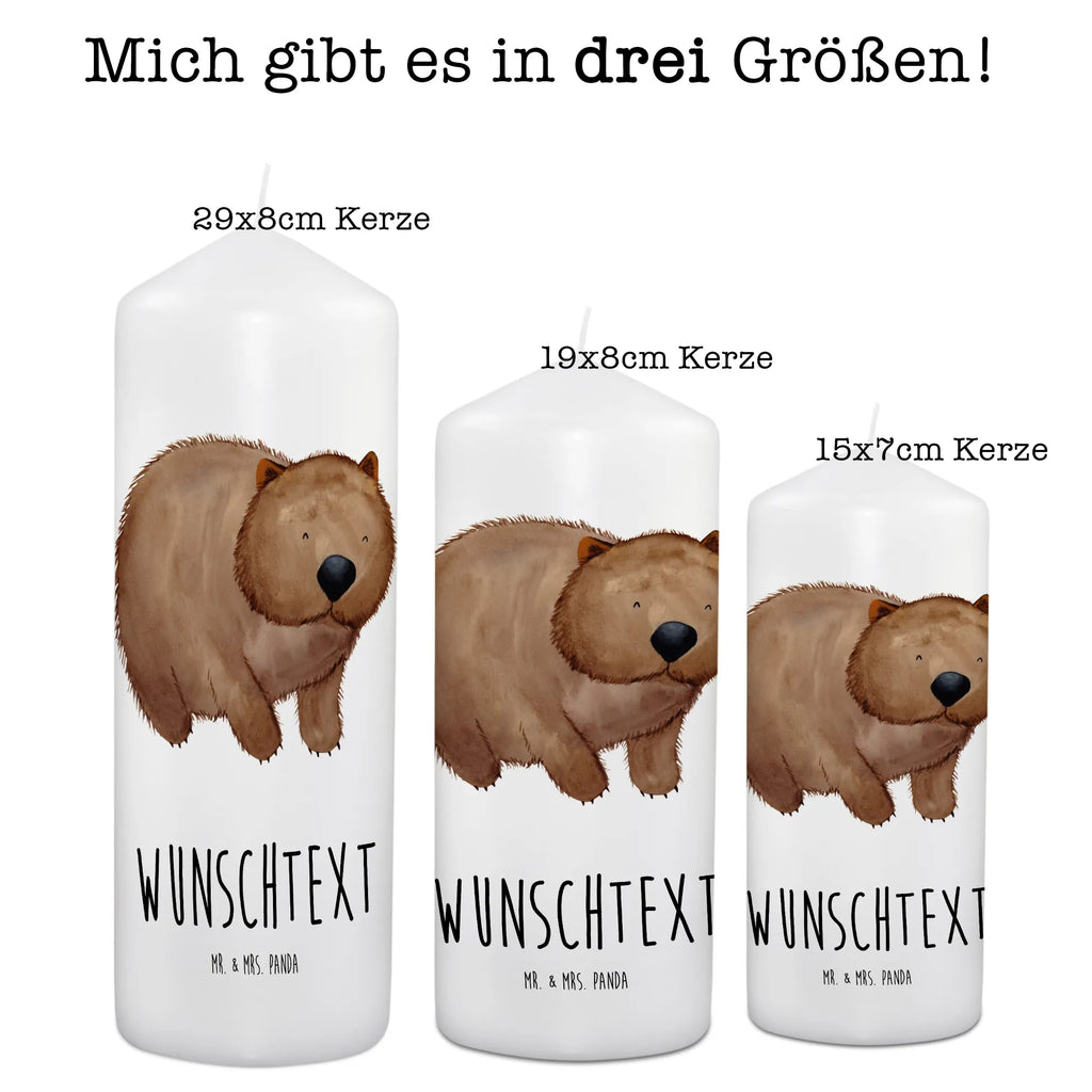 Personalisierte Kerze Wombat Kerze, Taufkerze, Kommunionskerze, Geburtstagskerze, Geschenk Kerze, Taufgeschenk Kerze, Kerze mit Druck, Besondere Kerze, Geschenkidee Kerze, Kerze für Kommunion, kerze personalisiert, personalisierte kerze, personalisierte kerzen, Tiermotive, Gute Laune, lustige Sprüche, Tiere, Wombat, Das Leben ist schön, Motivation, Spruch, Australien