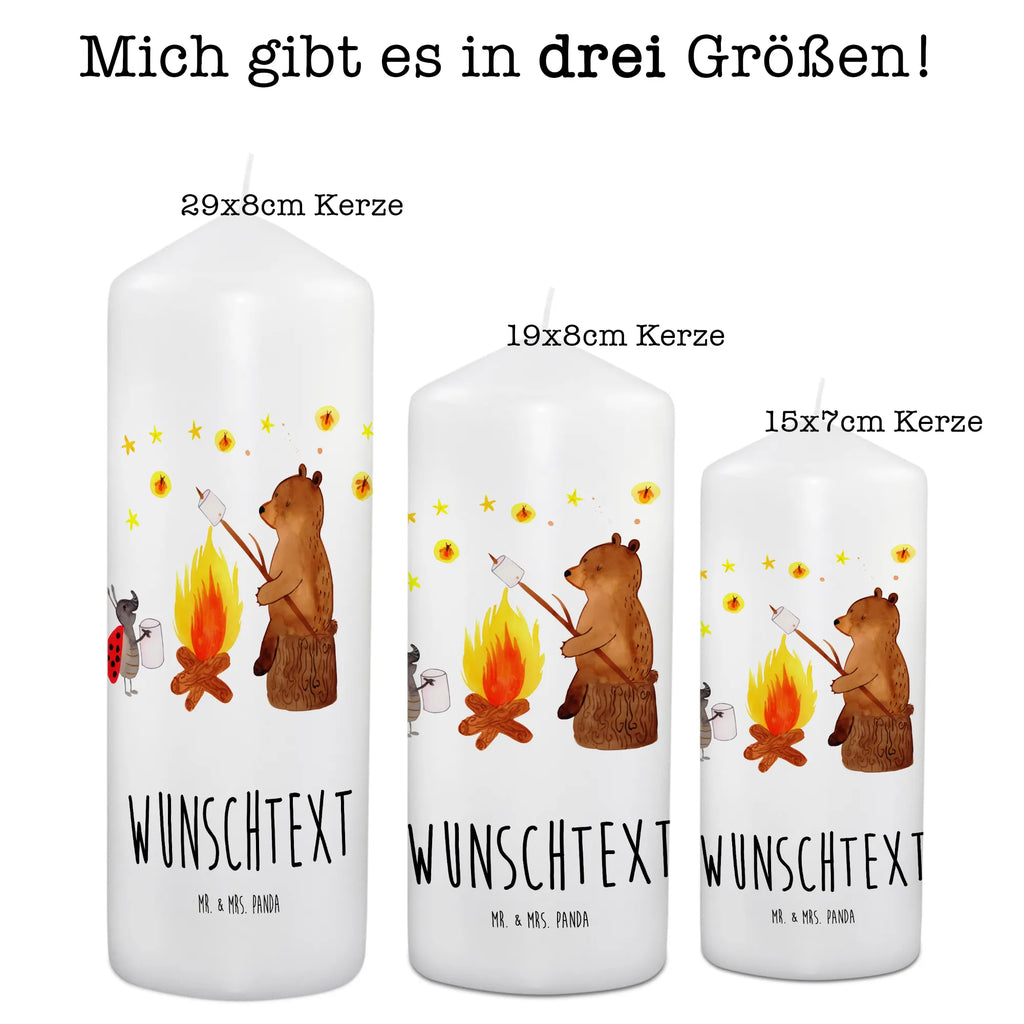 Personalisierte Kerze Bär & Marienkäfer Lagerfeuer Kerze, Taufkerze, Kommunionskerze, Geburtstagskerze, Geschenk Kerze, Taufgeschenk Kerze, Kerze mit Druck, Besondere Kerze, Geschenkidee Kerze, Kerze für Kommunion, kerze personalisiert, personalisierte kerze, personalisierte kerzen, Bär, Teddy, Teddybär, Lagerfeuer