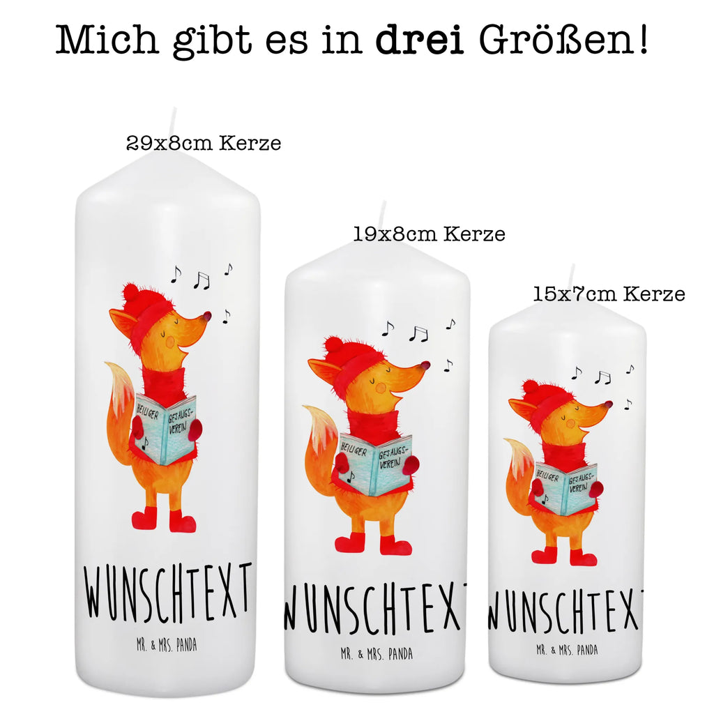 Personalisierte Kerze Fuchs Sänger Kerze, Taufkerze, Kommunionskerze, Geburtstagskerze, Geschenk Kerze, Taufgeschenk Kerze, Kerze mit Druck, Besondere Kerze, Geschenkidee Kerze, Kerze für Kommunion, kerze personalisiert, personalisierte kerze, personalisierte kerzen, Winter, Weihnachten, Weihnachtsdeko, Nikolaus, Advent, Heiligabend, Wintermotiv, Fuchs, Füchse, Sänger, Geschenk Sänger, Singen, Weihnachtslieder