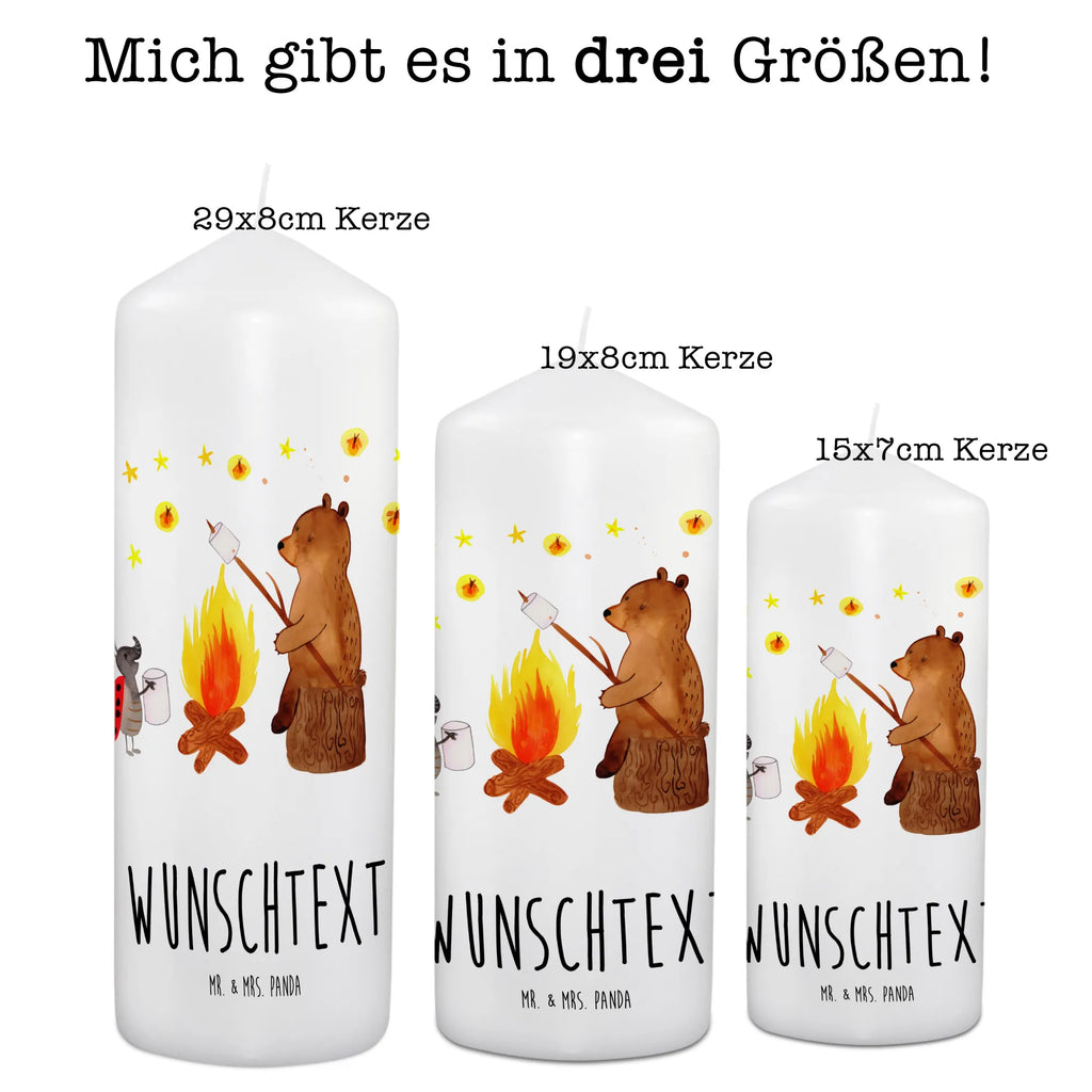 Personalisierte Kerze Bär & Marienkäfer Lagerfeuer Kerze, Taufkerze, Kommunionskerze, Geburtstagskerze, Geschenk Kerze, Taufgeschenk Kerze, Kerze mit Druck, Besondere Kerze, Geschenkidee Kerze, Kerze für Kommunion, kerze personalisiert, personalisierte kerze, personalisierte kerzen, Bär, Teddy, Teddybär, Lagerfeuer