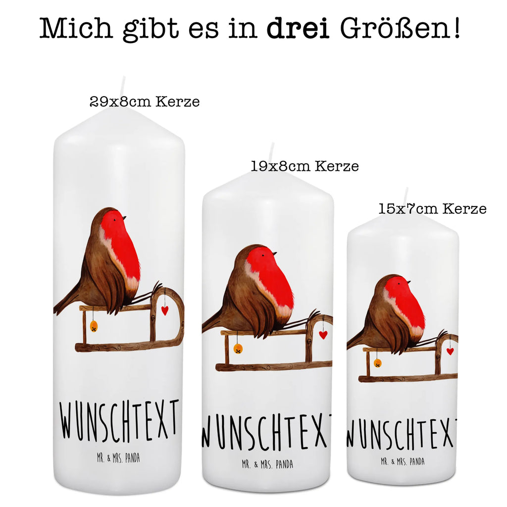 Personalisierte Kerze Rotkehlchen Schlitten Kerze, Taufkerze, Kommunionskerze, Geburtstagskerze, Geschenk Kerze, Taufgeschenk Kerze, Kerze mit Druck, Besondere Kerze, Geschenkidee Kerze, Kerze für Kommunion, kerze personalisiert, personalisierte kerze, personalisierte kerzen, Winter, Weihnachten, Weihnachtsdeko, Nikolaus, Advent, Heiligabend, Wintermotiv, Schlitten, Vogel