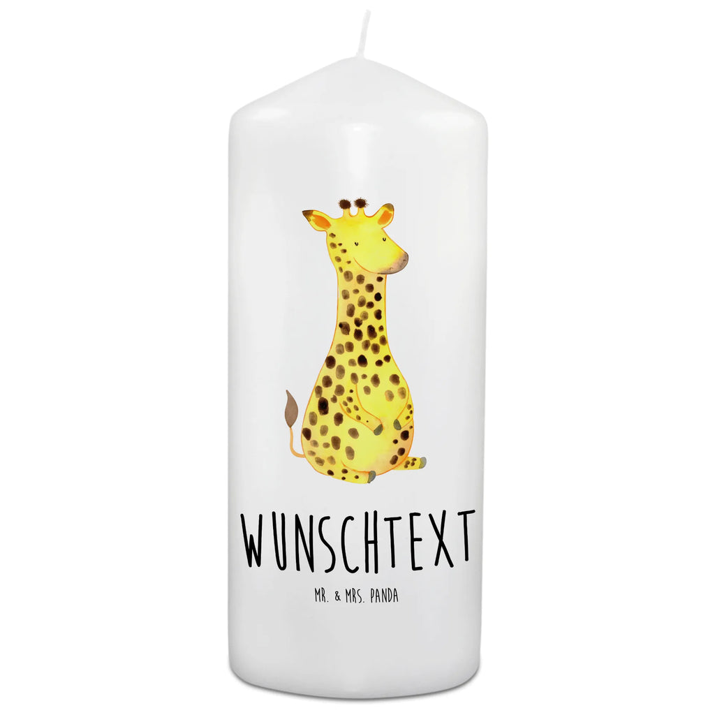 Personalisierte Kerze Giraffe Zufrieden Kerze, Taufkerze, Kommunionskerze, Geburtstagskerze, Geschenk Kerze, Taufgeschenk Kerze, Kerze mit Druck, Besondere Kerze, Geschenkidee Kerze, Kerze für Kommunion, kerze personalisiert, personalisierte kerze, personalisierte kerzen, Afrika, Wildtiere, Giraffe, Zufrieden, Glück, Abenteuer