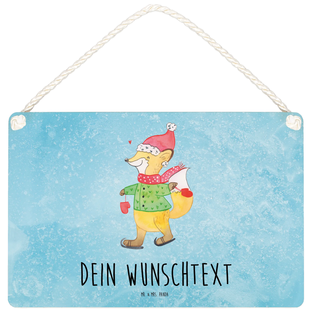 Personalisiertes Deko Schild Fuchs  Schlittschuhe Dekoschild, Deko Schild, Schild, Tür Schild, Türschild, Holzschild, Wandschild, Wanddeko, Winter, Weihnachten, Weihnachtsdeko, Nikolaus, Advent, Heiligabend, Wintermotiv, Weihnachtsmann, Weihnachtstage, Weihnachtsbaum, Tannenbaum, Weihnachtszeit