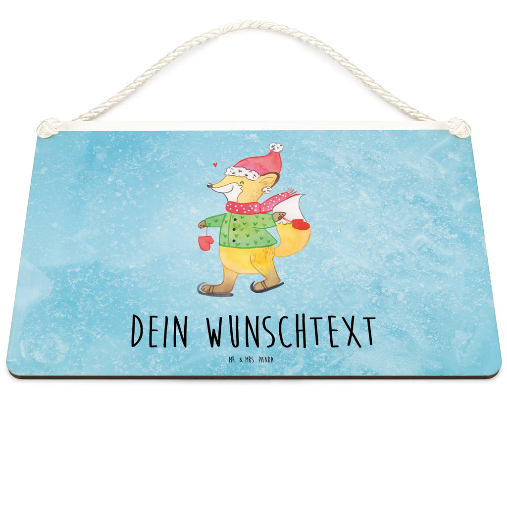 Personalisiertes Deko Schild Fuchs  Schlittschuhe Dekoschild, Deko Schild, Schild, Tür Schild, Türschild, Holzschild, Wandschild, Wanddeko, Winter, Weihnachten, Weihnachtsdeko, Nikolaus, Advent, Heiligabend, Wintermotiv, Weihnachtsmann, Weihnachtstage, Weihnachtsbaum, Tannenbaum, Weihnachtszeit