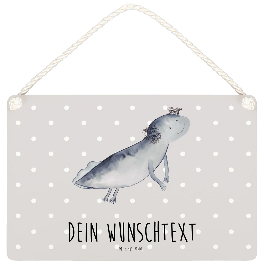 Personalisiertes Deko Schild Axolotl schwimmt Dekoschild, Deko Schild, Schild, Tür Schild, Türschild, Holzschild, Wandschild, Wanddeko, Axolotl, Molch, Axolot, Schwanzlurch, Lurch, Lurche, Problem, Probleme, Lösungen, Motivation