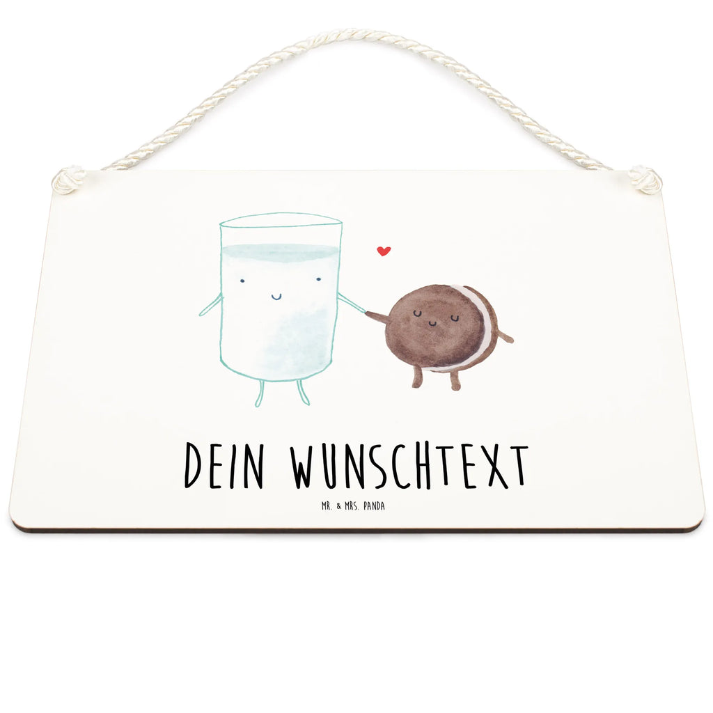 Personalisiertes Deko Schild Milch & Keks Dekoschild, Deko Schild, Schild, Tür Schild, Türschild, Holzschild, Wandschild, Wanddeko, Tiermotive, Gute Laune, lustige Sprüche, Tiere, Milk, Cookie, Milch, Keks, Kekse, Kaffee, Einladung Frühstück, Motiv süß, romantisch, perfektes Paar