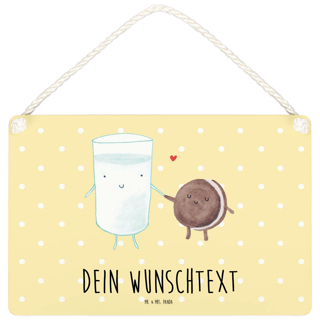 Personalisiertes Deko Schild Milch & Keks Dekoschild, Deko Schild, Schild, Tür Schild, Türschild, Holzschild, Wandschild, Wanddeko, Tiermotive, Gute Laune, lustige Sprüche, Tiere, Milk, Cookie, Milch, Keks, Kekse, Kaffee, Einladung Frühstück, Motiv süß, romantisch, perfektes Paar