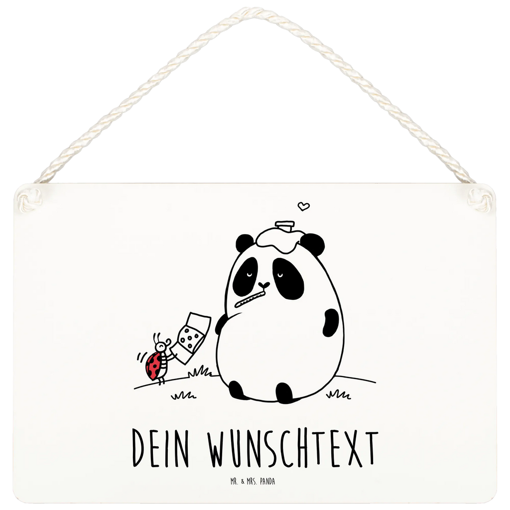 Personalisiertes Deko Schild Panda Gute Besserung Dekoschild, Deko Schild, Schild, Tür Schild, Türschild, Holzschild, Wandschild, Wanddeko