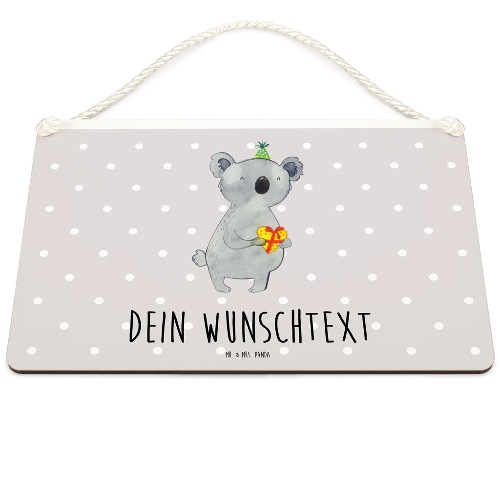 Personalisiertes Deko Schild Koala Geschenk Dekoschild, Deko Schild, Schild, Tür Schild, Türschild, Holzschild, Wandschild, Wanddeko, Koala, Koalabär, Geschenk, Geburtstag, Party