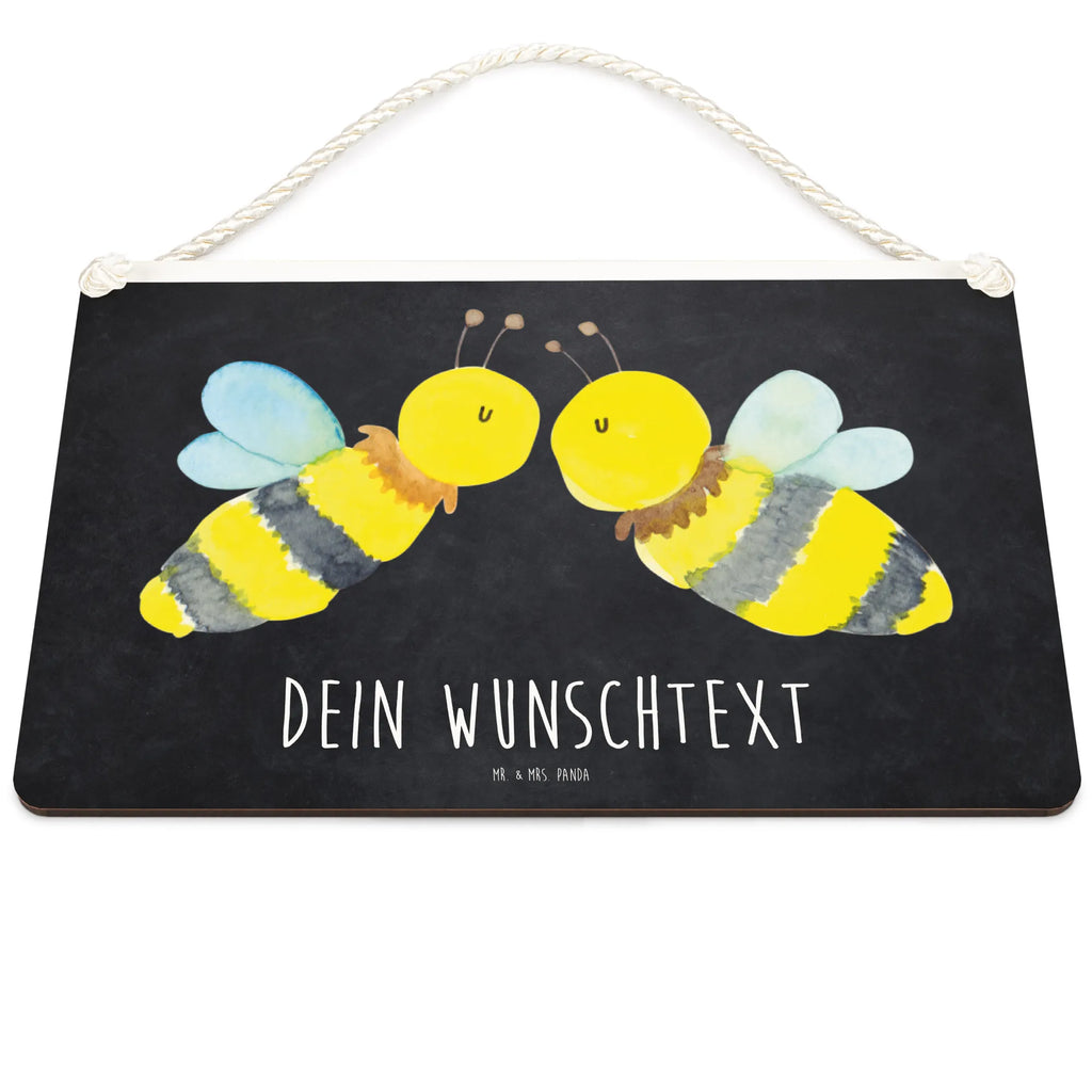 Personalisiertes Deko Schild Biene Liebe Dekoschild, Deko Schild, Schild, Tür Schild, Türschild, Holzschild, Wandschild, Wanddeko, Biene, Wespe, Hummel