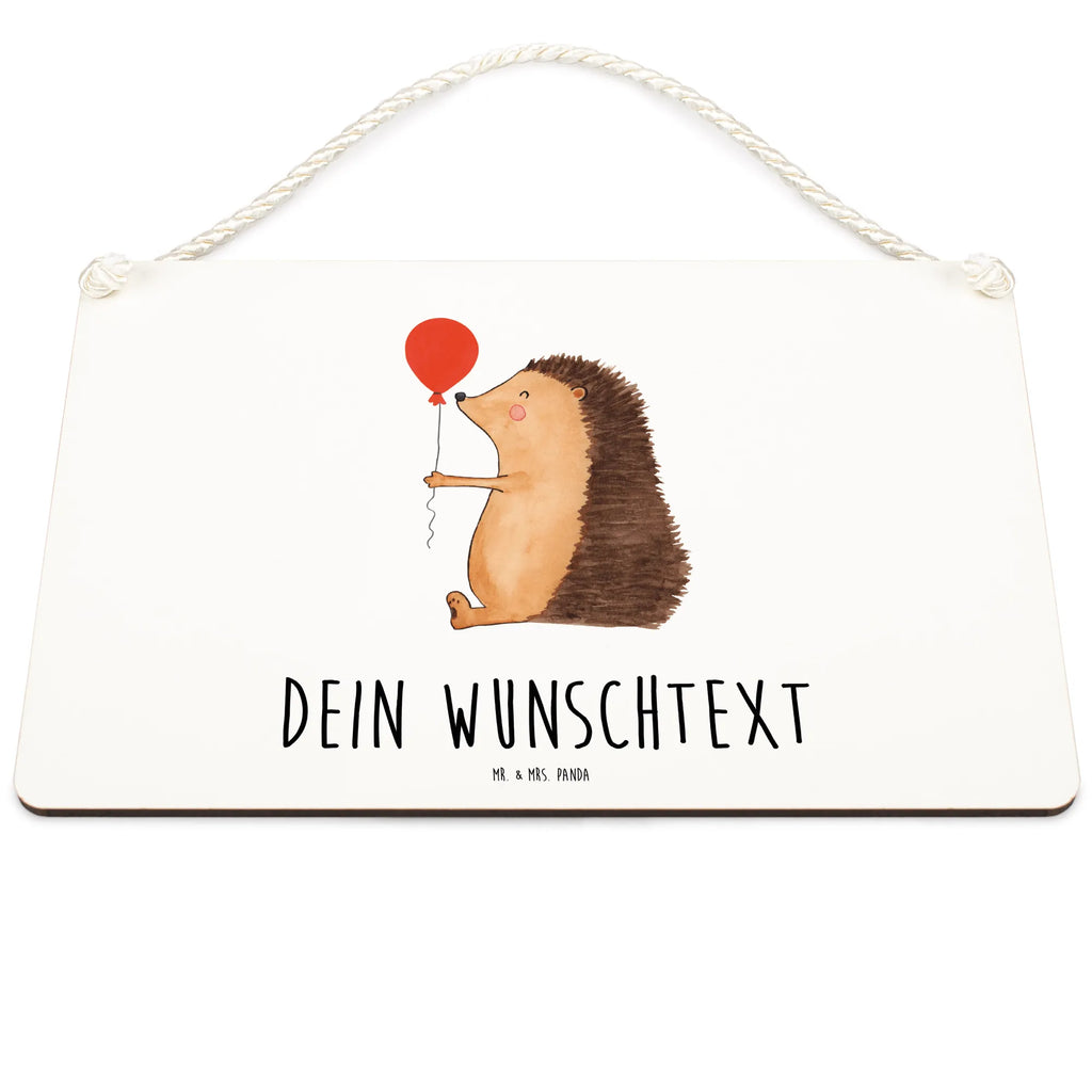 Personalisiertes Deko Schild Igel mit Luftballon Dekoschild, Deko Schild, Schild, Tür Schild, Türschild, Holzschild, Wandschild, Wanddeko, Tiermotive, Gute Laune, lustige Sprüche, Tiere, Igel, Geburtstag, Herzlichen Glückwunsch, Glückwunsch, Geburtstagskind, Ballon, Happy Birthday