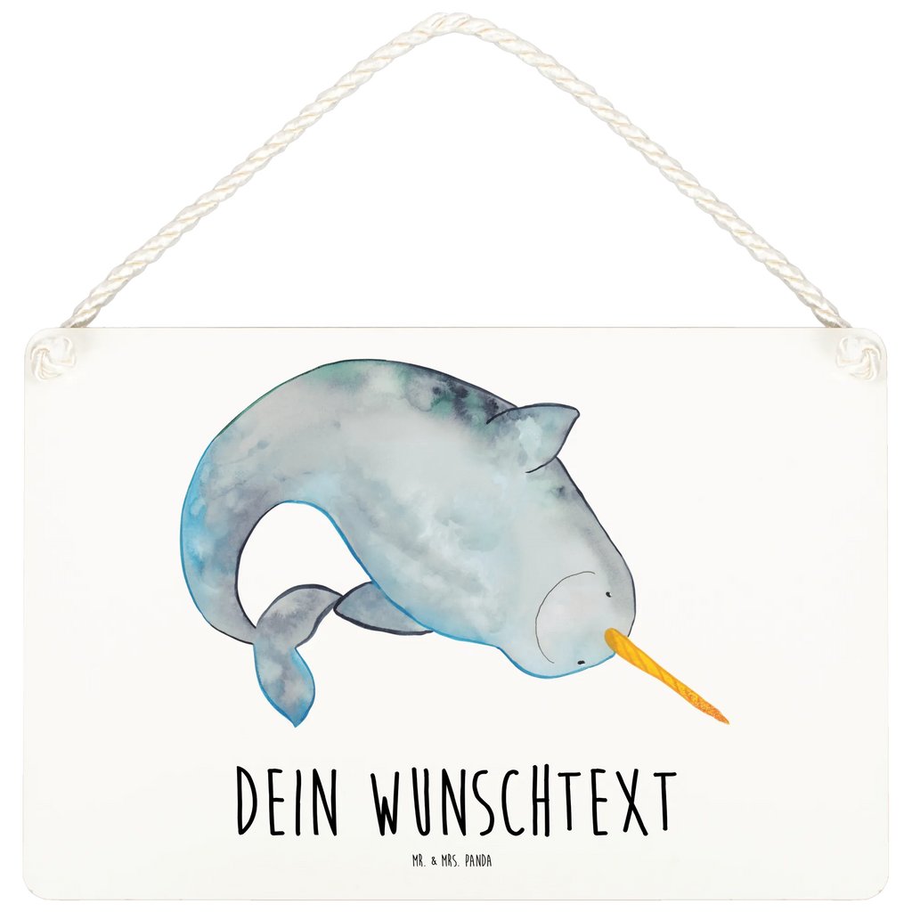 Personalisiertes Deko Schild Narwal Dekoschild, Deko Schild, Schild, Tür Schild, Türschild, Holzschild, Wandschild, Wanddeko, Meerestiere, Meer, Urlaub, Narwal, Wal, Putzen, Hausfrau, Junggesellin, aufräumen, Kinderzimmer