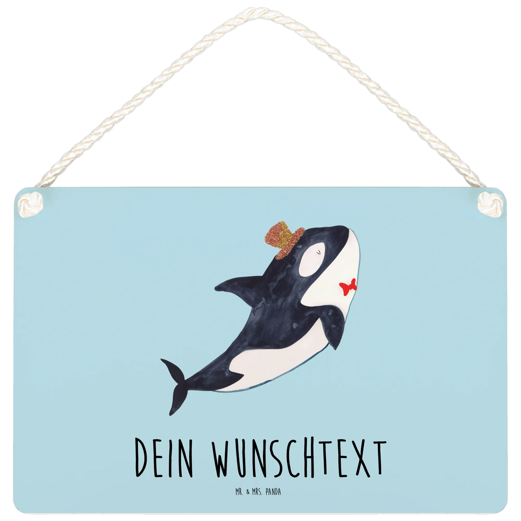 Personalisiertes Deko Schild Orca Zylinder Dekoschild, Deko Schild, Schild, Tür Schild, Türschild, Holzschild, Wandschild, Wanddeko, Meerestiere, Meer, Urlaub, Narwal, Glitter, Konfetti, Glitzer, Geburtstag, Feier, Fete, Fest, Glückwunsch, Orca