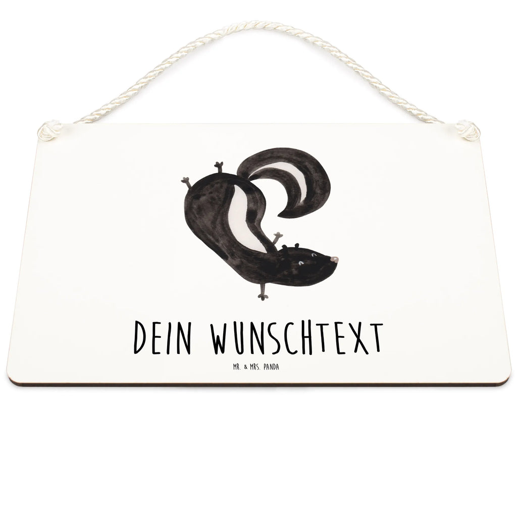 Personalisiertes Deko Schild Stinktier Handstand Dekoschild, Deko Schild, Schild, Tür Schild, Türschild, Holzschild, Wandschild, Wanddeko, Stinktier, Skunk, Wildtier, Raubtier, Stinker, Stinki, Spielplatz, verpielt, Kind