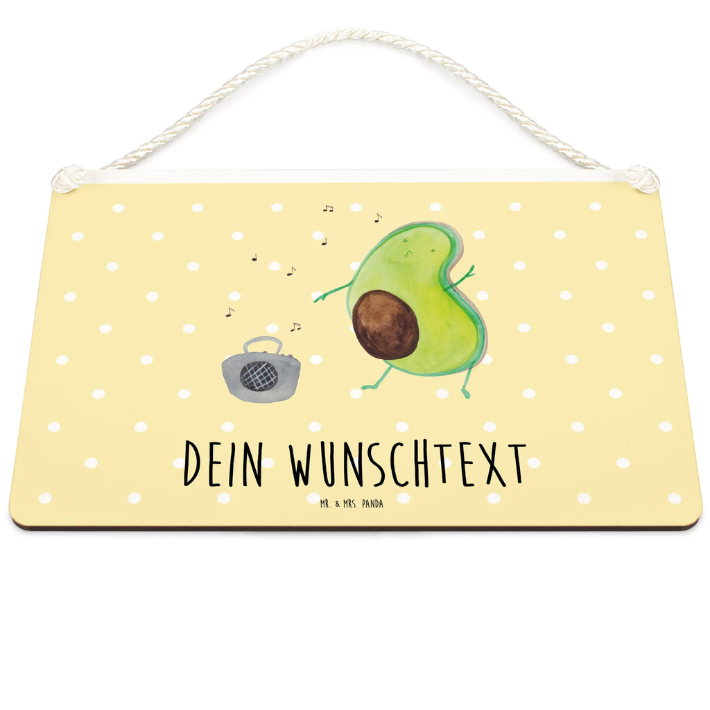 Personalisiertes Deko Schild Avocado tanzt Dekoschild, Deko Schild, Schild, Tür Schild, Türschild, Holzschild, Wandschild, Wanddeko, Avocado, Veggie, Vegan, Gesund