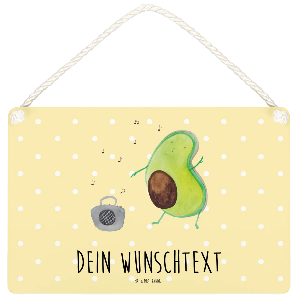 Personalisiertes Deko Schild Avocado tanzt Dekoschild, Deko Schild, Schild, Tür Schild, Türschild, Holzschild, Wandschild, Wanddeko, Avocado, Veggie, Vegan, Gesund