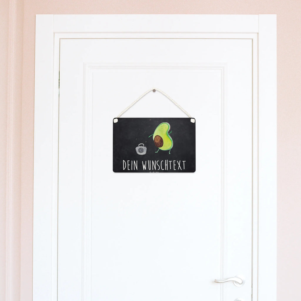 Personalisiertes Deko Schild Avocado tanzt Dekoschild, Deko Schild, Schild, Tür Schild, Türschild, Holzschild, Wandschild, Wanddeko, Avocado, Veggie, Vegan, Gesund