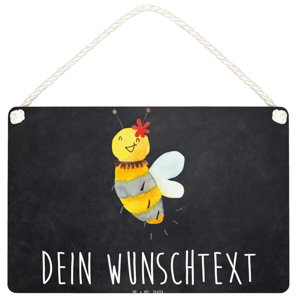 Personalisiertes Deko Schild Biene Blume Dekoschild, Deko Schild, Schild, Tür Schild, Türschild, Holzschild, Wandschild, Wanddeko, Biene, Wespe, Hummel