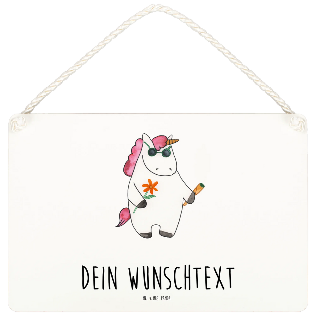 Personalisiertes Deko Schild Einhorn Woodstock Dekoschild, Deko Schild, Schild, Tür Schild, Türschild, Holzschild, Wandschild, Wanddeko, Einhorn, Einhörner, Einhorn Deko, Pegasus, Unicorn, Kiffen, Joint, Zigarette, Alkohol, Party, Spaß. lustig, witzig, Woodstock