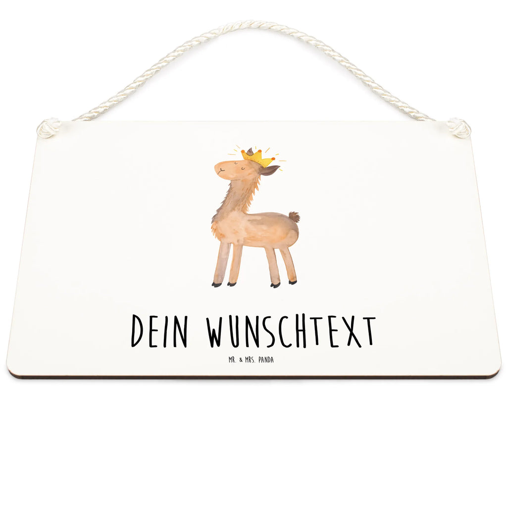 Personalisiertes Deko Schild Lama König Dekoschild, Deko Schild, Schild, Tür Schild, Türschild, Holzschild, Wandschild, Wanddeko, Lama, Alpaka, Lamas, König, Königin, Freundin, Mama, Papa, Büro Kollege, Kollegin, Chef, Vorgesetzter, Abi, Abitur